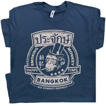 Smoking Monkey Bar T Shirt Funny Beer Shirts Famous Pub Retro Bangkok Thailand - £16.05 GBP