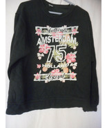 Black Floral Amsterdam Sweatshirt Size M - $39.98