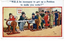 1935 will it be necessary to get up a petition to make you write? joke P... - £3.88 GBP