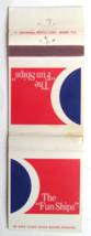 The Fun Ships - Carnival Cruise Lines - Miami, Florida 20 Strike Matchbook Cover - £1.19 GBP