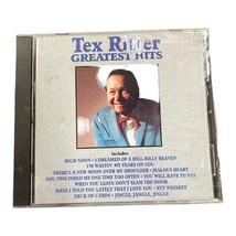 Greatest Hits by Tex Ritter (CD, 1991) Classic Country Cowboy - £8.01 GBP