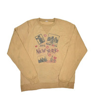 Vintage 80s New York City Souvenir Sweatshirt Mens M Crewneck Raglan Pul... - £27.94 GBP