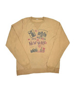 Vintage 80s New York City Souvenir Sweatshirt Mens M Crewneck Raglan Pul... - £28.07 GBP