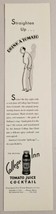 1931 Print Ad College Inn Tomato Juice Cocktail Cartoon Man Slouches NY Chicago - £9.33 GBP