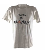 Meet Me On Peachtree Georgia Vintage 1993 Single Stitch T-Shirt Men L Je... - $133.98 CAD