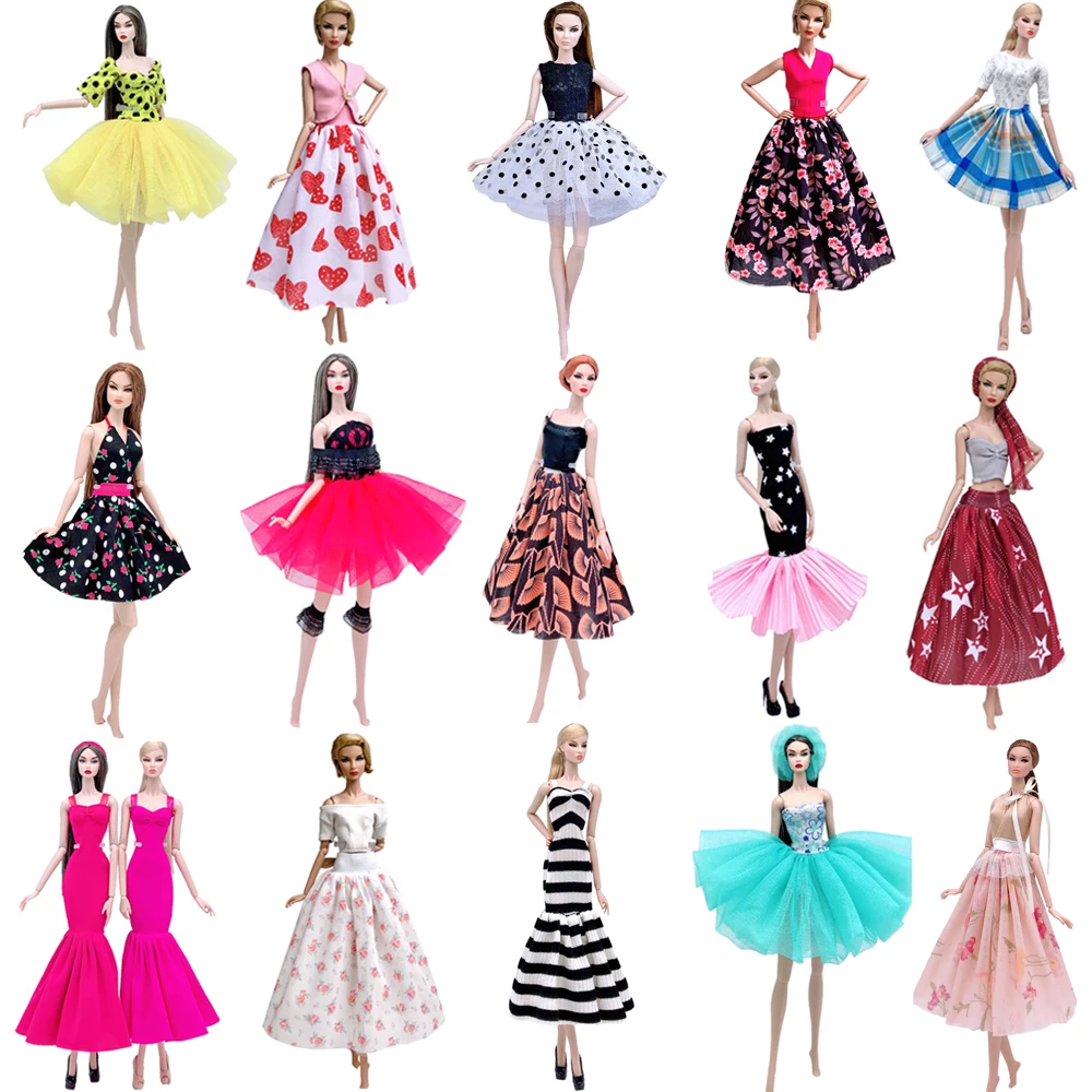 NK 1 Pcs Hot sale Doll Dress Skirt Clothes For Barbie Doll Accessories Play - £6.62 GBP+
