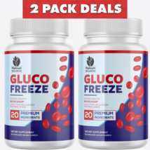 2 PACK-GlucoFreeze Pills for Blood Sugar Support Gluco Freeze (60 Capsules) - £54.84 GBP