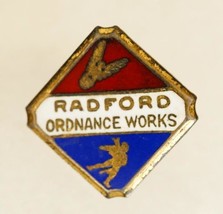 Estate Jewelry Radford Ordnance Works VA Sterling Silver Employee Service Pin - £27.58 GBP