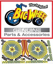 Replacement Decals for The Original Big Wheel 16&quot; Trike: Checkered - $32.25