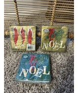 IHR Ideal Home Range Vintage Holiday Noel Cocktail Napkins 10”X10” 3 Packs - $25.97 CAD