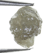 Natural 0.66 Ct Great Grey Green Color Loose Rare Rough Awesome Diamond - £10.27 GBP