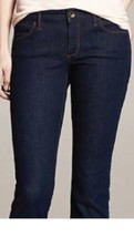 Banana Republic Women&#39;s Jeans Boot Cut Stretch Size 28 X 34 NWT - £21.46 GBP