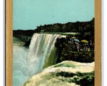 Americana Falls Niagara Ny New York Unp Ullman Gold Border Udb Cartolina... - $4.54