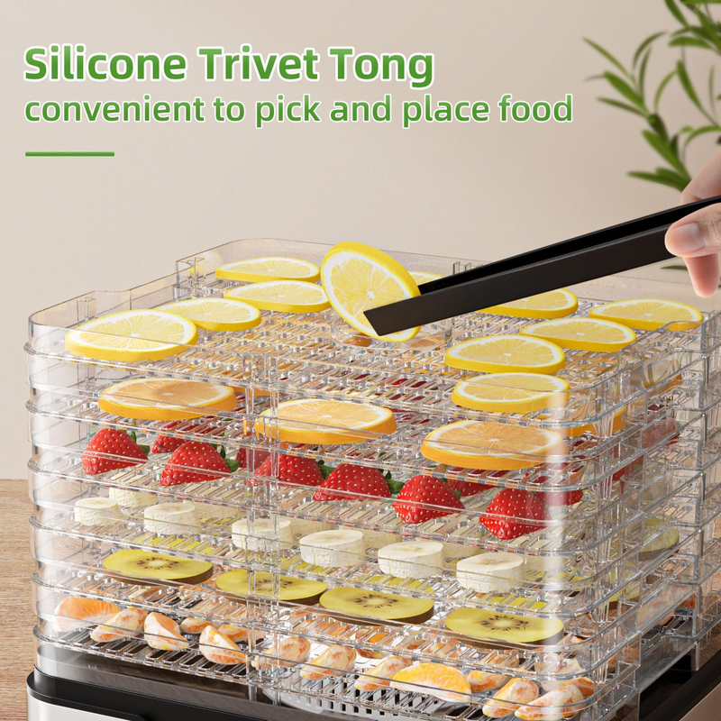 Food Dehydrator Machine Dryer for Jerky: Stainless Steel Dehydrater for Fruit He Item image 6