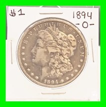 1894-O Morgan Silver Dollar $1 - New Orleans - Circulated - No Reserve  - £87.04 GBP