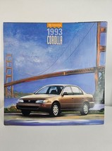 1993 Toyota Corolla E100 Sedan Compact Car Sale Catalog Brochure - £11.31 GBP