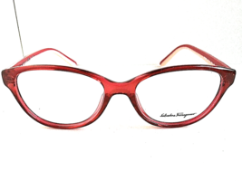 New Salvatore Ferragamo SF 2650 525 51mm Burgundy Women&#39;s Eyeglasses Italy - $159.99