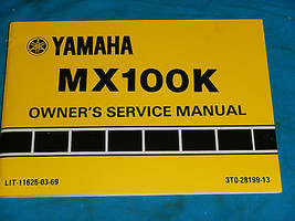 1983 83 Yamaha MX100 Mx 100 Shop Service Repair Manual - $22.80