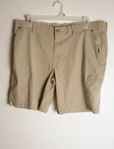 WP WeatherProof Walking ,Hiking Cargo Shorts Men 42x10 Beige 98%Cotton/2... - $15.58