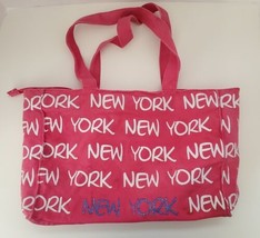 Robin Ruth Womens Tote Bag All Over Graphic Print  New York Pink, White,... - £10.24 GBP
