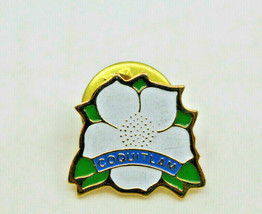 Coquitlam City BC Canada Dogwood Flower Collectible Pin Pinback Button V... - £11.60 GBP