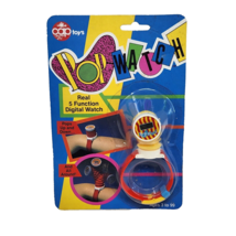 VINTAGE 1988 CAP TOYS POP WATCH DIGITAL WRIST WATCH NOS NEW SEALED RED Y... - €32,84 EUR