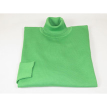 Men PRINCELY Turtle neck Sweater Turkey Soft Merino Wool 1011-80 Apple Green image 2