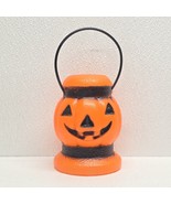 Vintage Plastic Blow Mold Pumpkin Smiling Jack-O- Lantern Decoration - $104.06 CAD