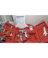 Husky HDS560 &amp; HDS580 Spray Gun Kit With Carry Case - Used - £28.26 GBP