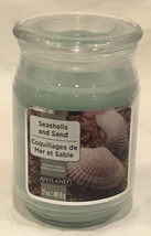 Ashland Jar Candle 17 oz Single Wick “Seashells and Sand” Scent New Neve... - $25.73