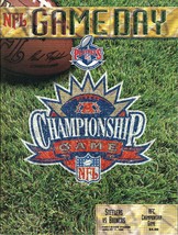 Jan 11 1998 Denver vs Pittsburgh Steelers AFC Championship Program Elway Kordell - £23.34 GBP