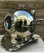 18&quot;Antique Diving Helmet Deep Sea Anchor Engineering Nautical Collectibl... - £165.49 GBP