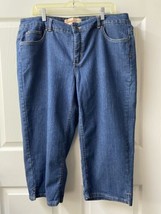 JMS Classic Capri Stretch Denim Pants Womens Plus Size 20W Jean - £11.74 GBP