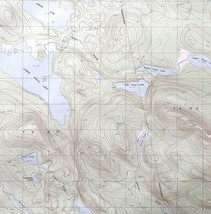 Map Spring Lake Maine 1987 Topographic Geological Survey 1:24000 27 x 22... - $844.50 MXN