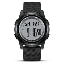 HANPOSH Mens Digital Watch Ultra Thin Minimalist Sports Waterproof Outdo... - £17.14 GBP