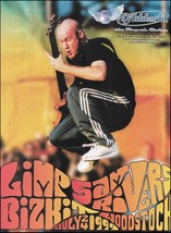 Sam Rivers Limp Bizkit Woodstock 1999 D&#39;Addario guitar strings advertisement ad - £3.30 GBP