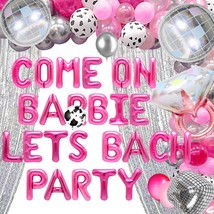 Come On Lets Bach Party Balloons Lets Go Girls Bachelorette Decoration Lets Go P - £32.13 GBP