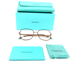 Tiffany &amp; Co. Eyeglasses Frames TF1146 6162 Black Rose Gold Butterfly 52... - £148.33 GBP