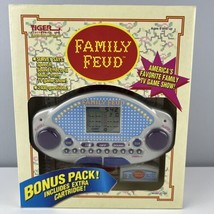 Tiger Electronics Family Feud Bonus Pack Handheld LCD Game 1998 Rare Ver... - £17.05 GBP