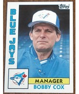 Bobby Cox, Blue Jays,  1984 #202 Topps  Baseball Card GDC - GREAT CARD - £2.35 GBP