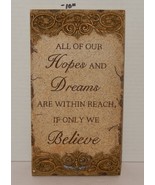 New View Sentiment Stone Wall Plaque Decorative Decor Inspirational Hope... - €21,21 EUR New View Sentiment Stone Wall Plaque Decorative Decor Inspirational Hope... - €21,21 EUR