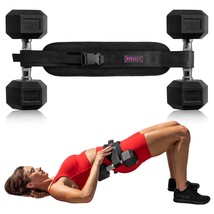 Exercise Hip Thrust Belt - Glute Trainer For Home Workouts With Extra Pa... - $31.99