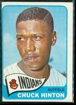 Vintage 1965 Topps Baseball Trading Card #235 Chuck Hinton Cleveland Indian Of - $9.64