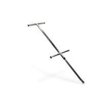 Soil Sampler Probe 36&quot; Stainless Steel Tubular T-Style Handle With Foots... - $137.99