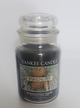 Yankee Candle Sparkling Pine 22 Oz Housewarmer Jar Candle White Label HTF Scent  - £54.84 GBP