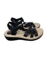 Cliffs White Mountain Womens 8 Black Strappy Adjustable Buckle Sandals V... - €24,64 EUR