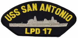 USS SAN Antonio LPD 17 Ship Patch - Great Color - Veteran Owned Business - £9.95 GBP