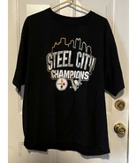 Reebok Pittsburgh Steeler/Penguins Steel City Champions T-Shirt XXL - £9.48 GBP