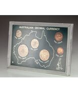 1972 Australia 6 Coin Unofficial Mint Set in Green Plastic Holder - €89,19 EUR