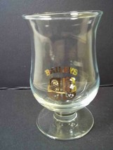 Bailey&#39;s Irish Cream stemmed crystal shot glass Gold Celtic Knot logo - £3.71 GBP
